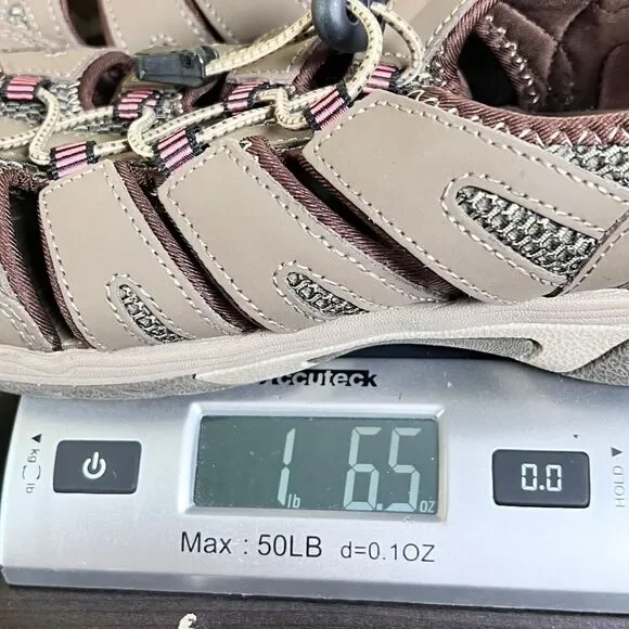 Eddie Bauer Fisherman Sandals Womens 10 Brown Leather Blakely Adjustable Hiking - Picture 15 of 15